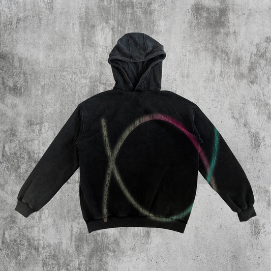 Arc of SA-1 Washed Oversized Streetwear Hoodie