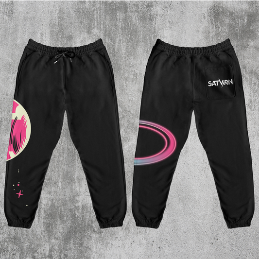 Journey to the Moon Streetwear Elastic Sweatpants